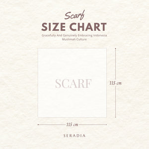 Seradia Hijab - Segi Empat Motif Lemira - Timeless Collection