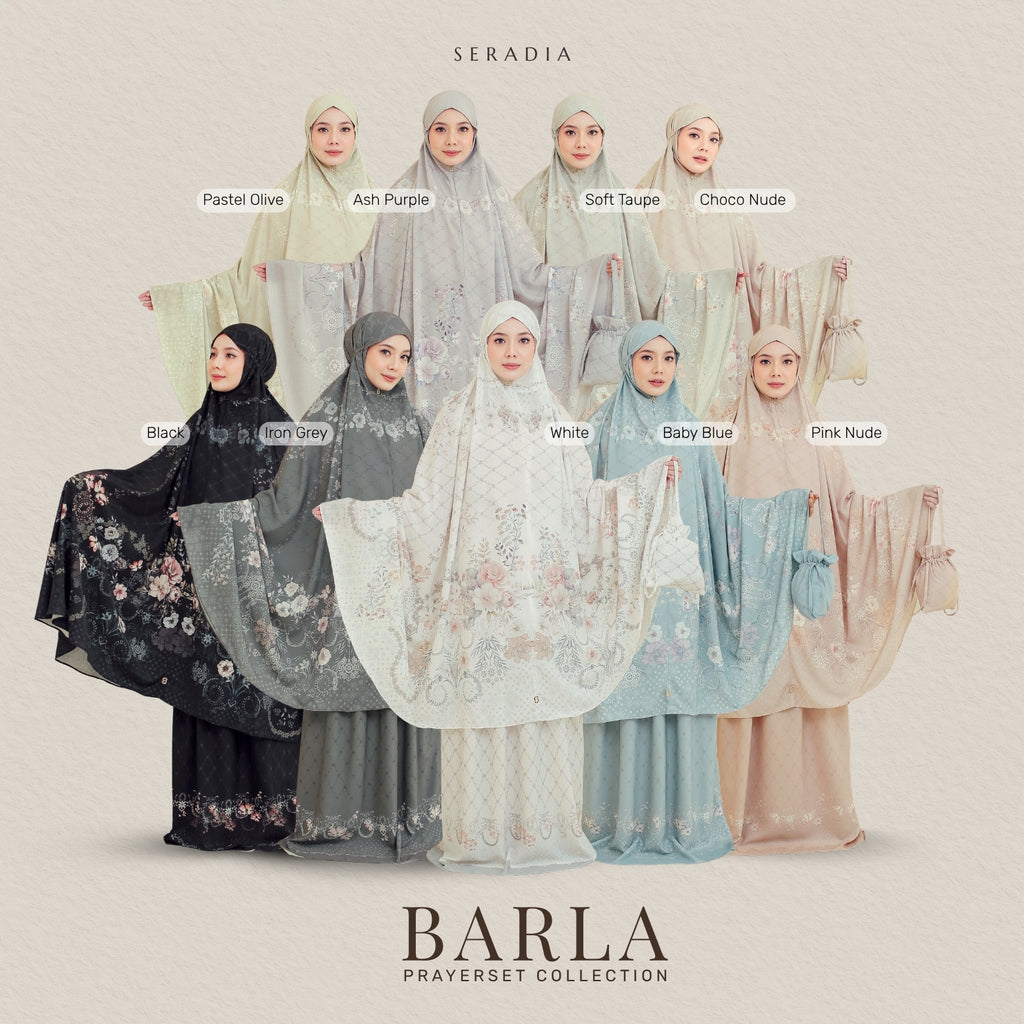 Seradia - Mukena Motif Barla 2in1
