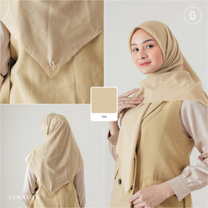 Seradia Hijab - Segi Empat Polos Plainday Scarf Soft Earth Series