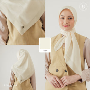 Seradia Hijab - Segi Empat Polos Plainday Scarf Soft Earth Series