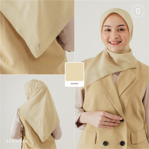 Seradia Hijab - Segi Empat Polos Plainday Scarf Soft Earth Series