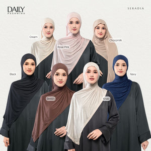 Seradia Hijab Pashmina Polos - Daily Pashmina
