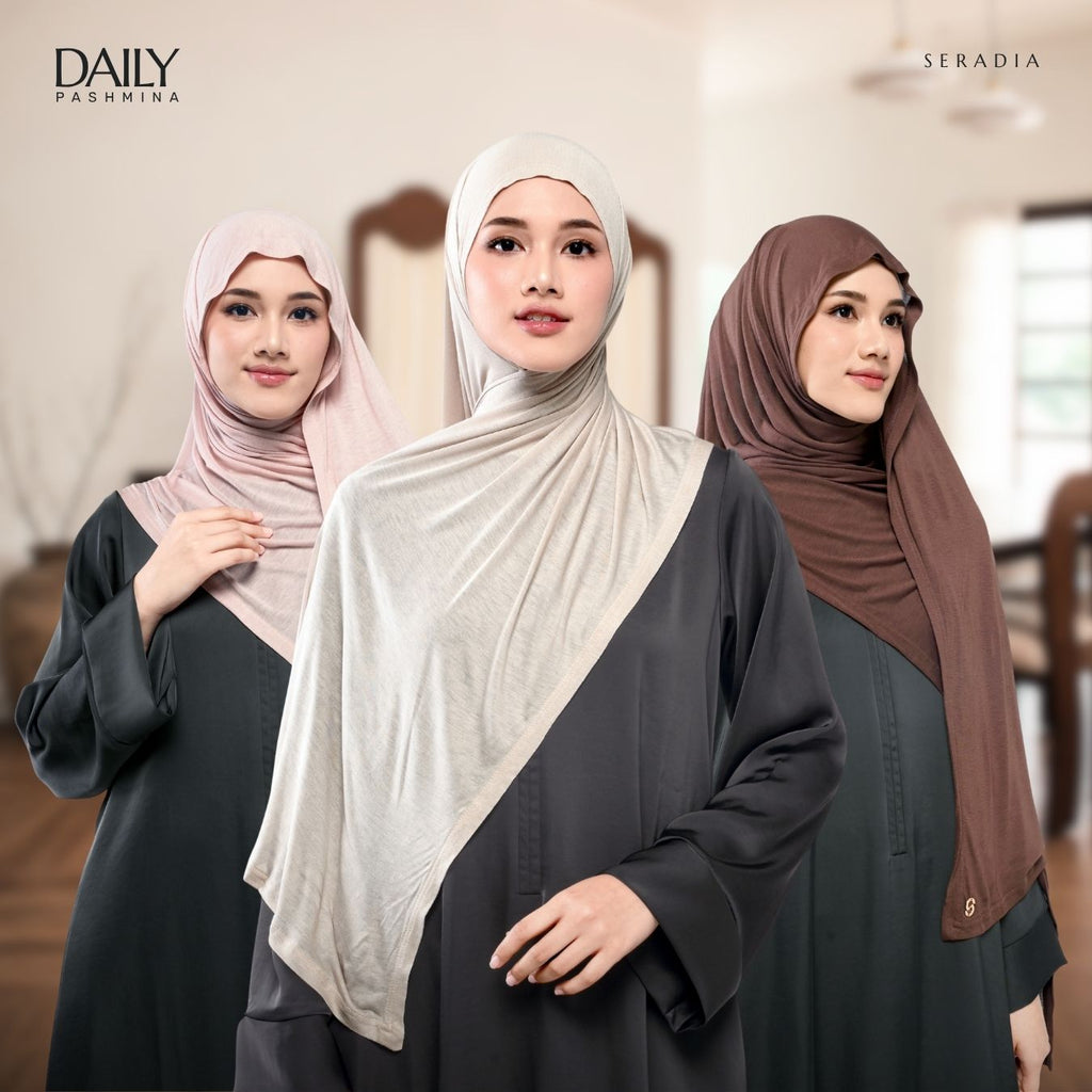 Seradia Hijab Pashmina Polos - Daily Pashmina