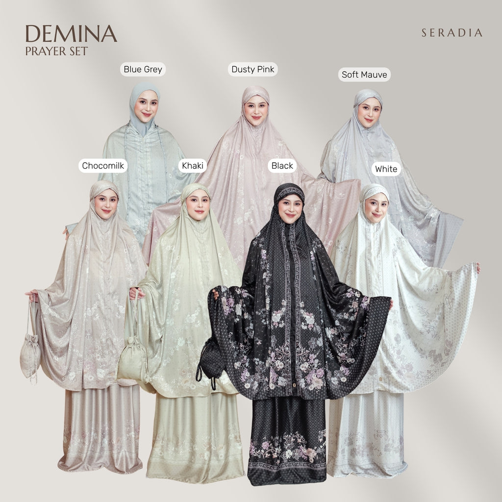 Seradia - Mukena Motif Demina Prayer Set 2in1