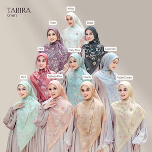 Seradia Hijab - Segi Empat Motif Tabira- Syar'i Collection