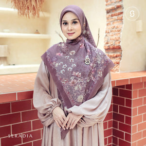 Seradia Hijab - Segi Empat Motif Tabira- Syar'i Collection