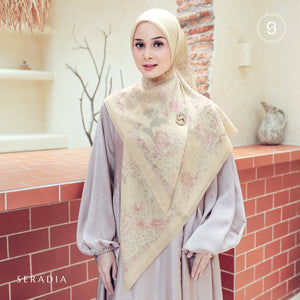 Seradia Hijab - Segi Empat Motif Tabira- Syar'i Collection