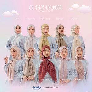 Seradia Hijab Segi Empat Companion Monogram